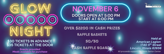Glow Bingo Ticket 2026
